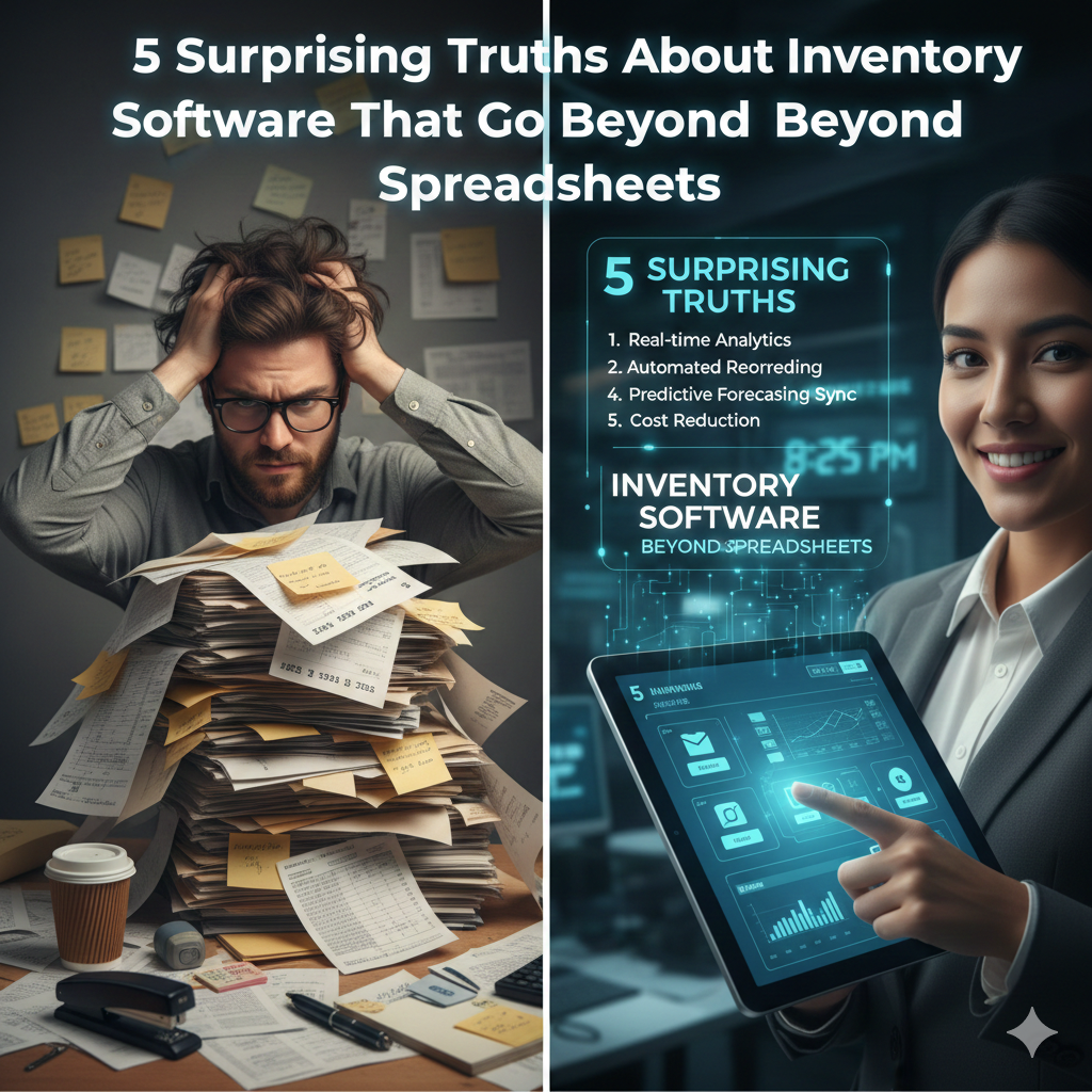 5 Surprising Truths About Inventory Software That Go Beyond Spreadsheets